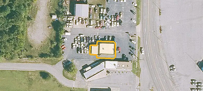 Vacant Retail Space with Laundromat Equipment