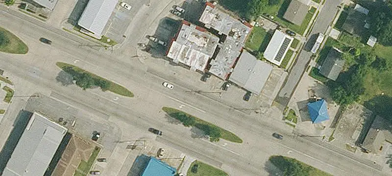 Corner Flex Building with Warehouse