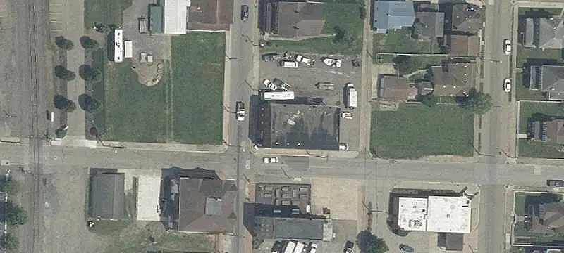 Brick Mixed-Use Building with Apartments