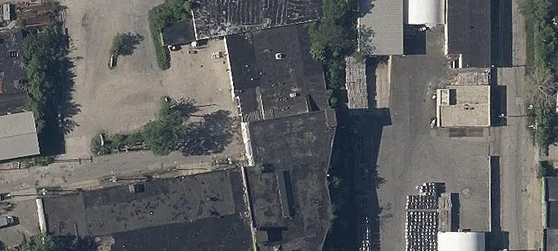 Two-Story Warehouse with Crane