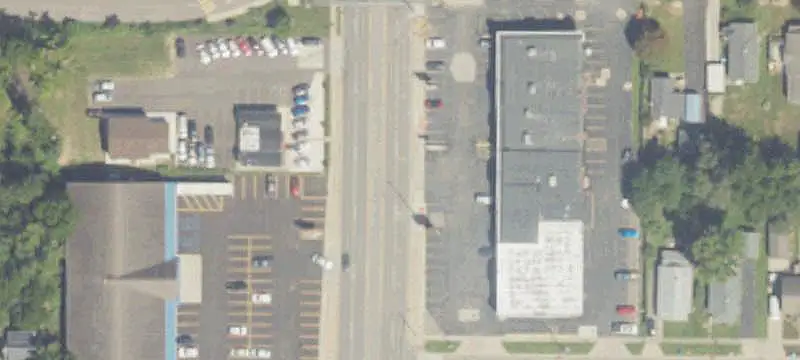 Retail Strip Center with Display Windows