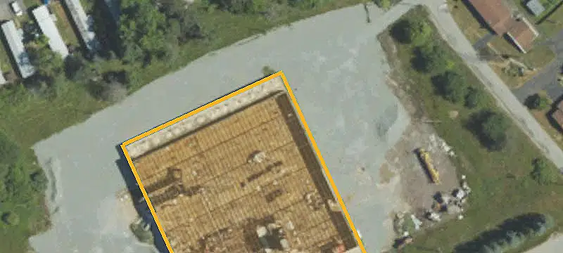 Commercial Land with Existing Slab