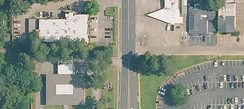 Uptown Strip Mall with Retail Variety