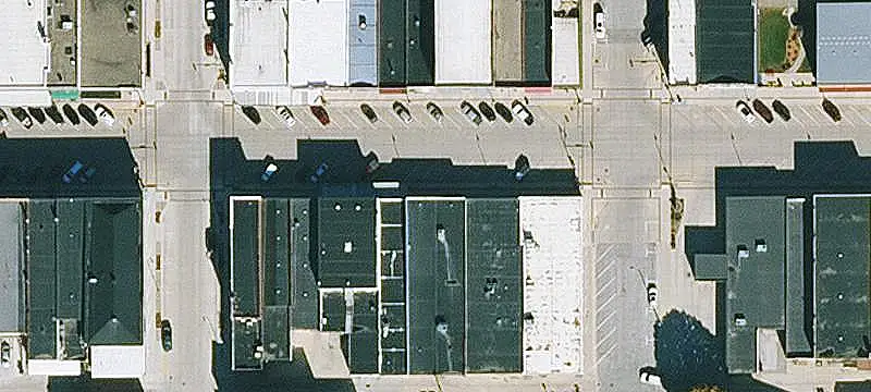 Storefront Building with Large Windows