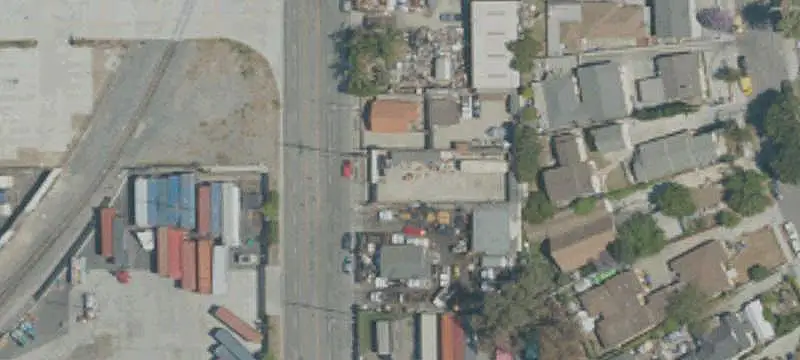 Fenced Commercial Land