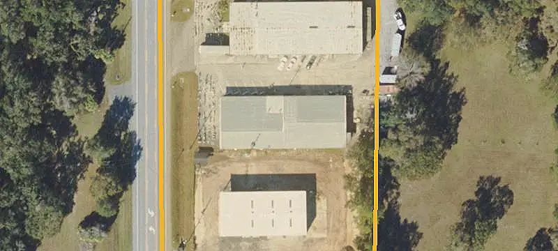 Warehouse with Fenced Storage
