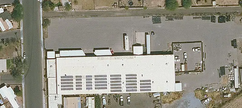 Industrial Warehouse with Solar
