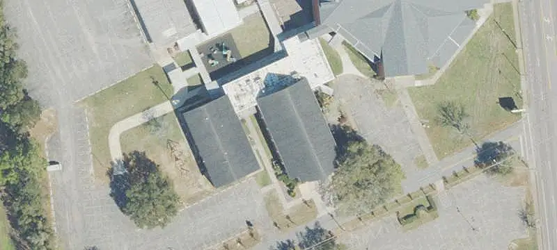 Corner Commercial Land with Office Building