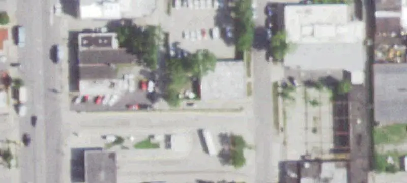 Brick Auto Shop Building