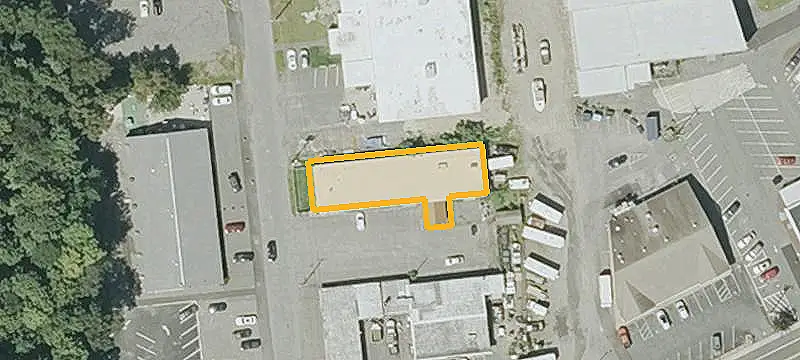 Industrial-Zoned Storefront Building