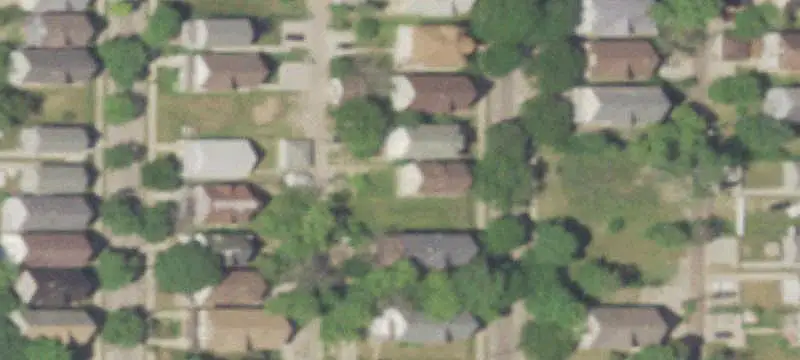 Duplex with Vacant Lot