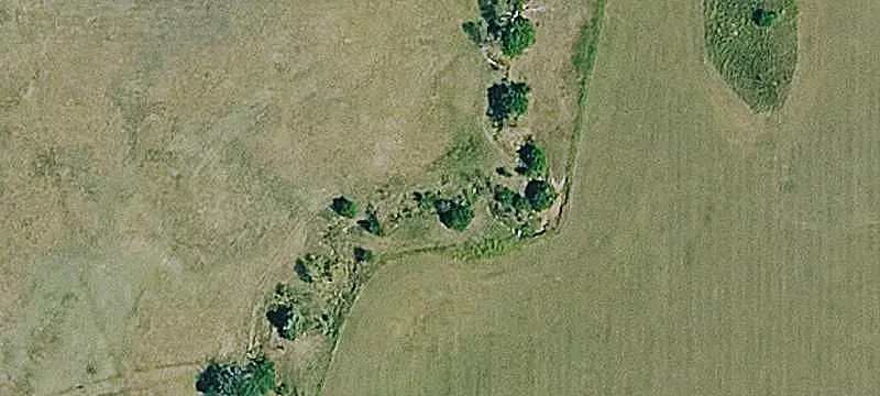 Kansas Agricultural Land with Hay Fields