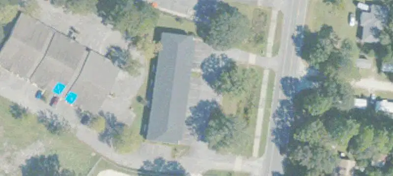 Brick Office Building with Industrial Zoning