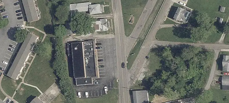 Office Building with Dual Entrances