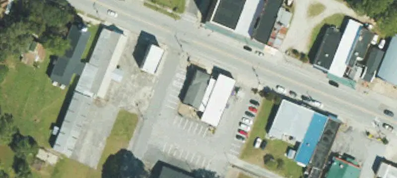 Downtown Bank Building with Drive-Through