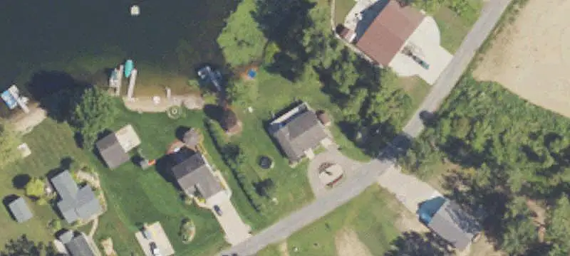 Waterfront Land with Pole Barn