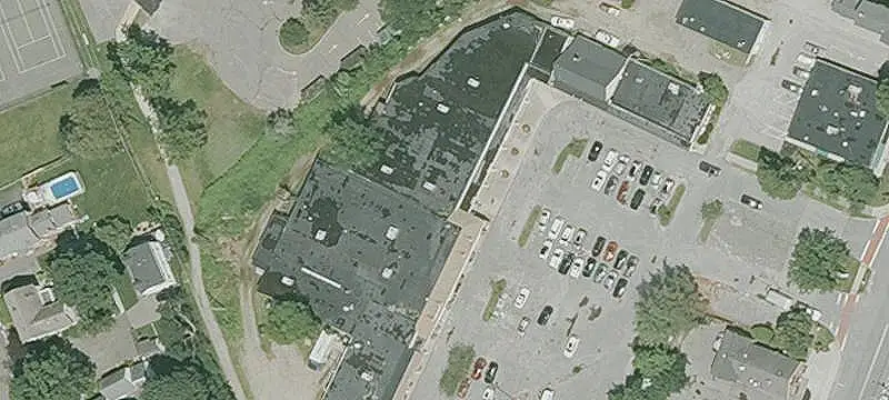 Two-Story Bank Branch with Drive-Through