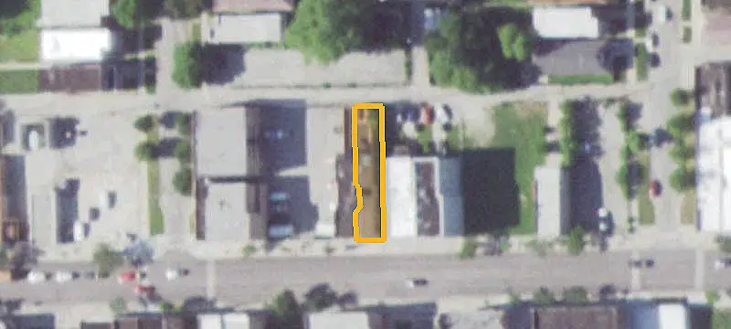 Three-Story Mixed-Use Brick Building