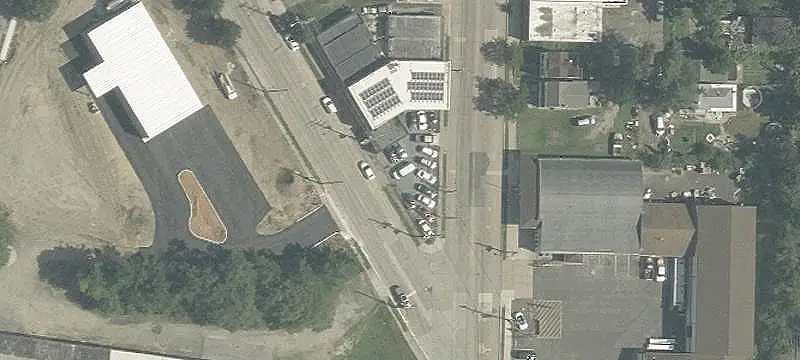 Automotive Sales Lot with Garage