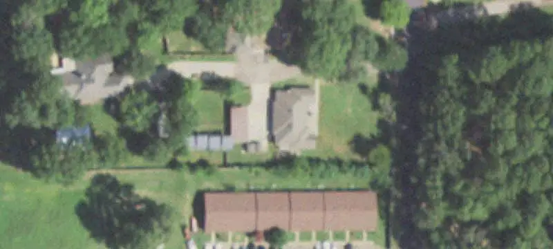 Brick Duplex with Solar Panels