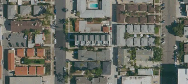 Apartment Building with Rooftop Decks