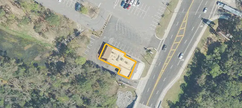 Drive-Through Restaurant with Outdoor Deck
