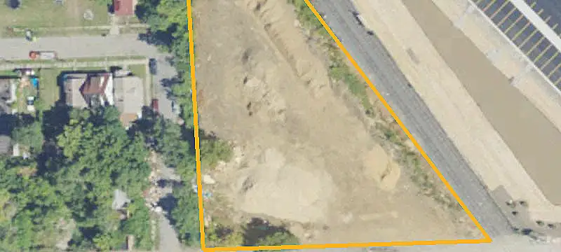 Railroad-Bordered Industrial Land