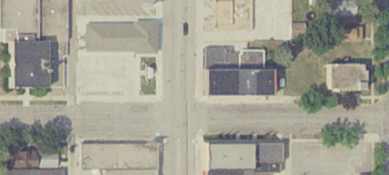 One-Story Office Building with Bank Layout