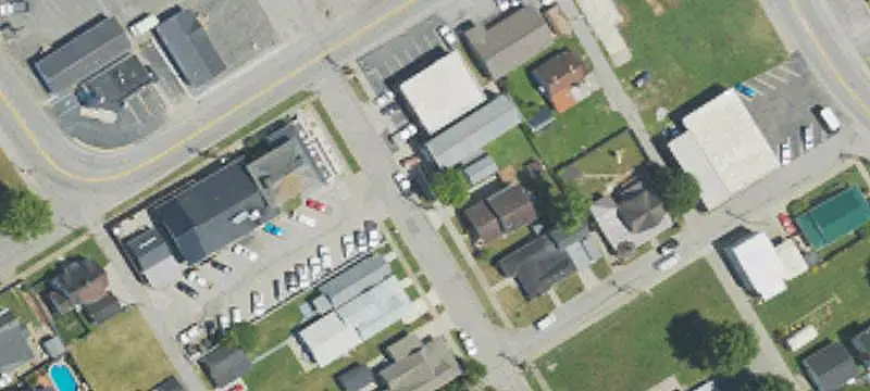 Retail Building With Gravel Lot