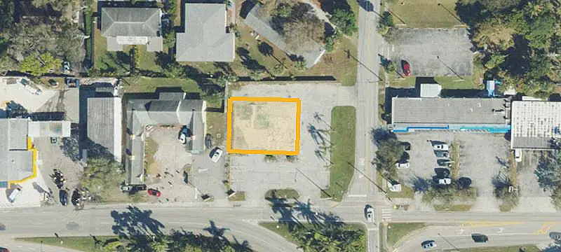 Commercial Land with Three-Street Frontage