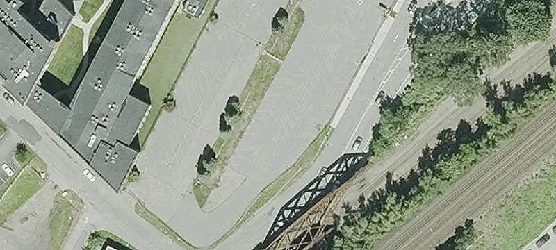 Paved Commercial Land Development Site