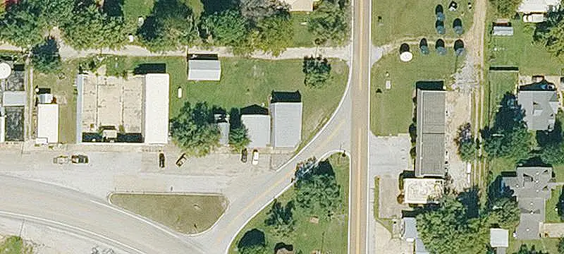 Coffee Shop with Storage Buildings
