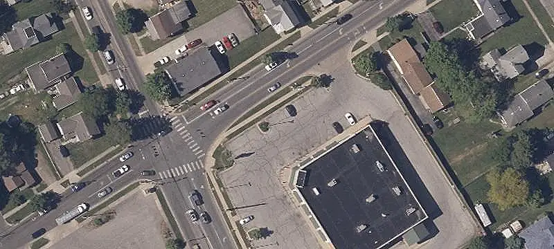 Walgreens Drug Store at Signalized Corner