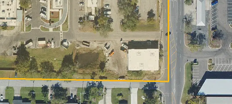 Fenced Commercial Land