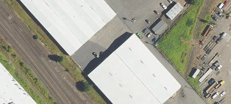 Warehouse with Rail Spur