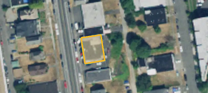 Office Building with Fenced Yard