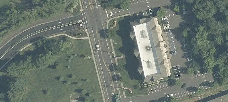 Two-Story Office Building with Atrium