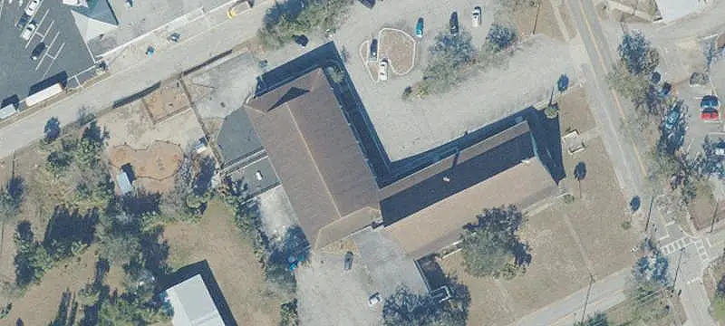 Church Campus with Sanctuary