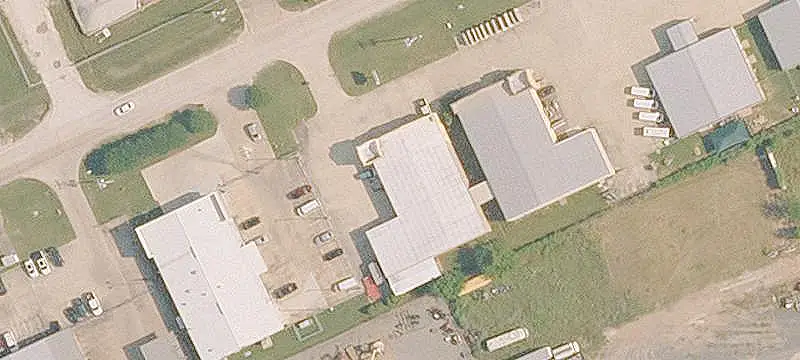 Office Building with Fenced Yard