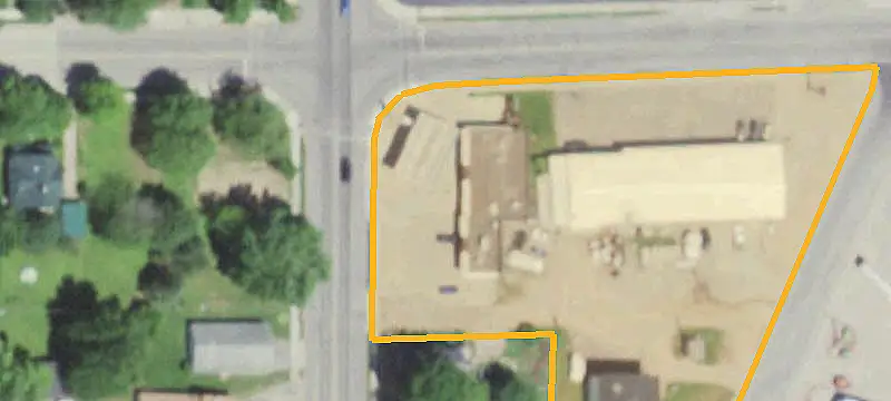 Highway Land with Storage Shed