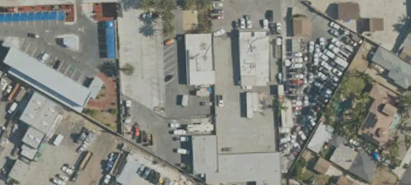 Office Building with Contractors Yard