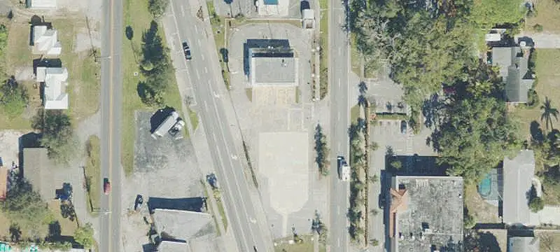 Vacant Gas Station Building