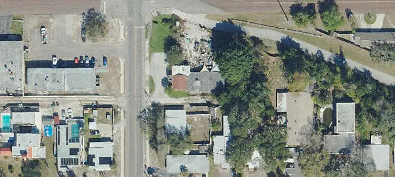 Office Building with Fenced Yard