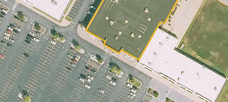 Shopping Center with New Shops