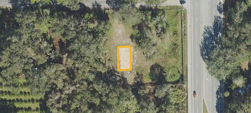 Fenced Commercial Land