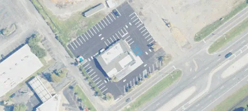 Newly Built Shopping Center
