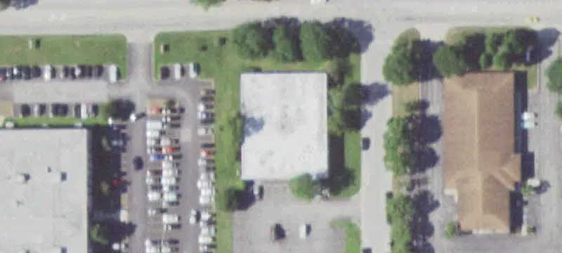 Brick Flex Building with Loading Area