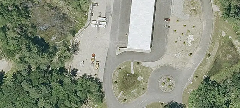 Truck Terminal with Outdoor Storage