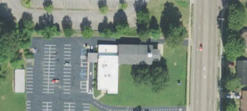 Church Campus with Fellowship Hall