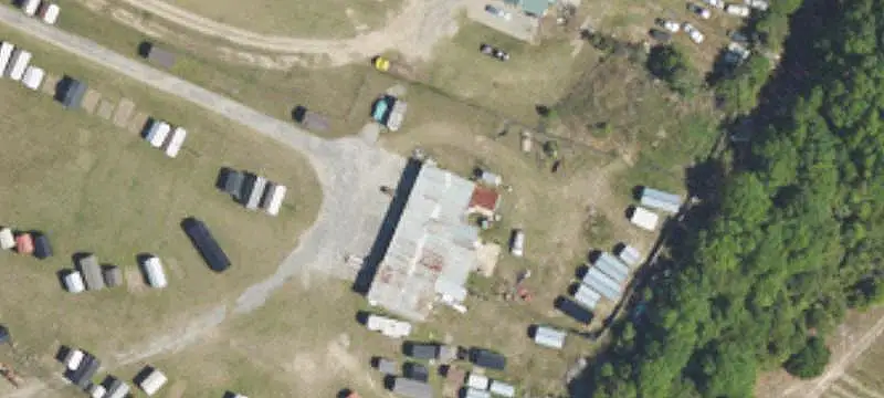 Fenced Auto Service Facility